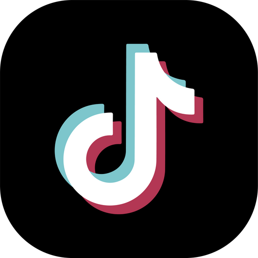 3D TikTok logo as a social media entertainment icon